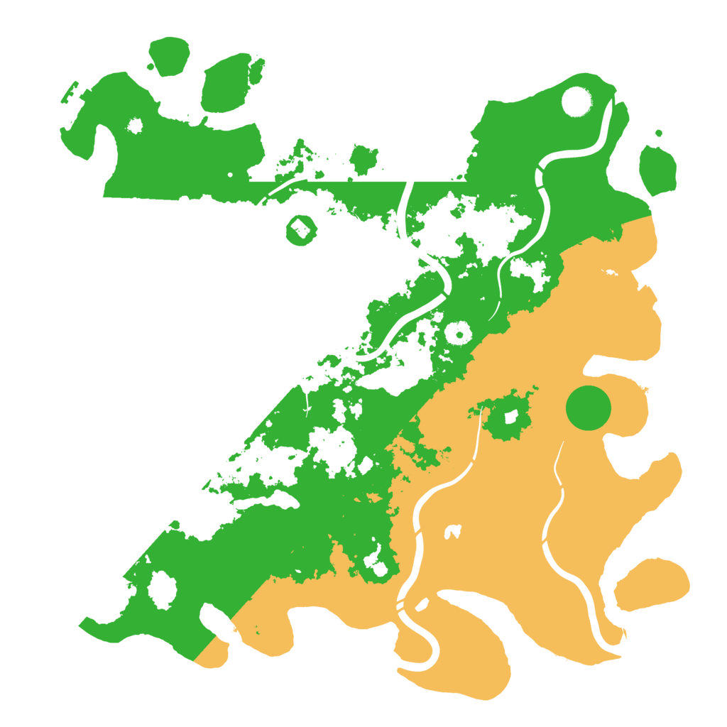 Biome Rust Map: Procedural Map, Size: 4250, Seed: 25834797