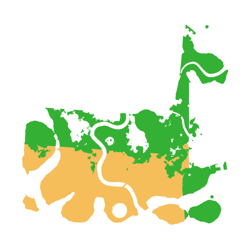 Biome Rust Map: Procedural Map, Size: 3000, Seed: 1256356192