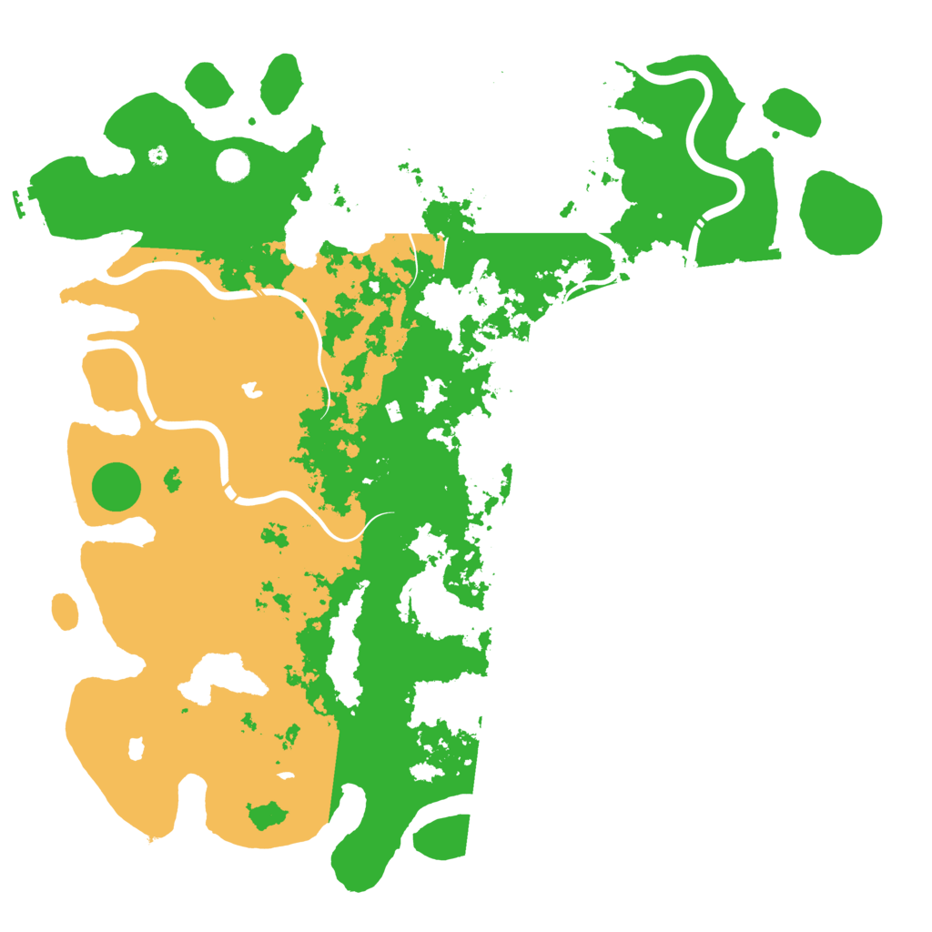 Biome Rust Map: Procedural Map, Size: 5000, Seed: 551838348
