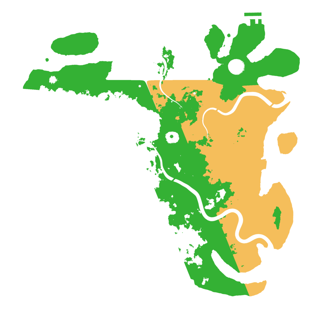 Biome Rust Map: Procedural Map, Size: 3750, Seed: 667728217