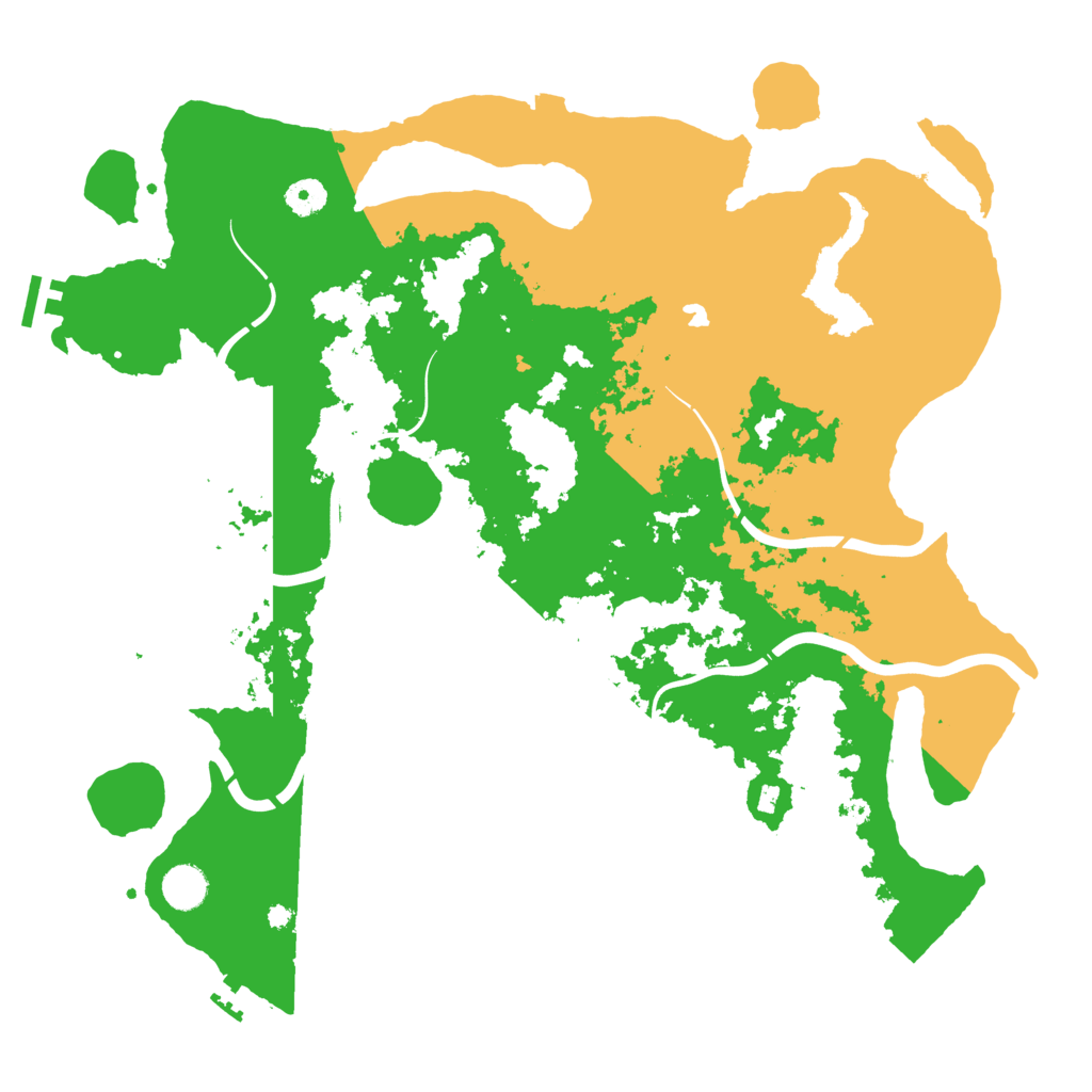 Biome Rust Map: Procedural Map, Size: 4250, Seed: 372170754
