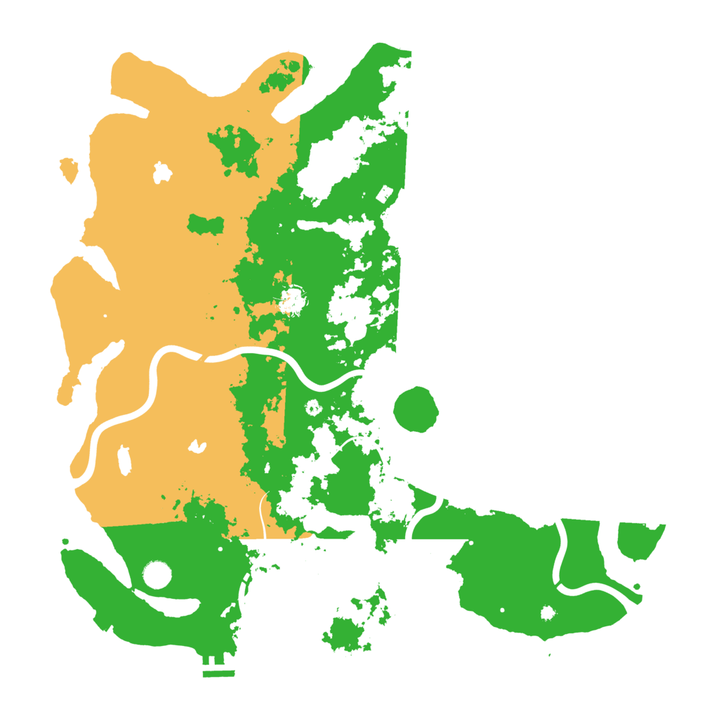 Biome Rust Map: Procedural Map, Size: 4500, Seed: 1379222227