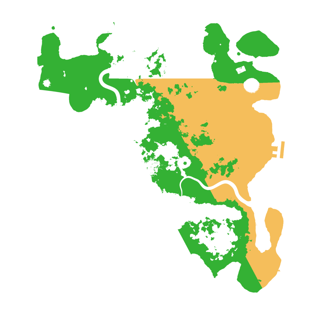 Biome Rust Map: Procedural Map, Size: 3750, Seed: 730002
