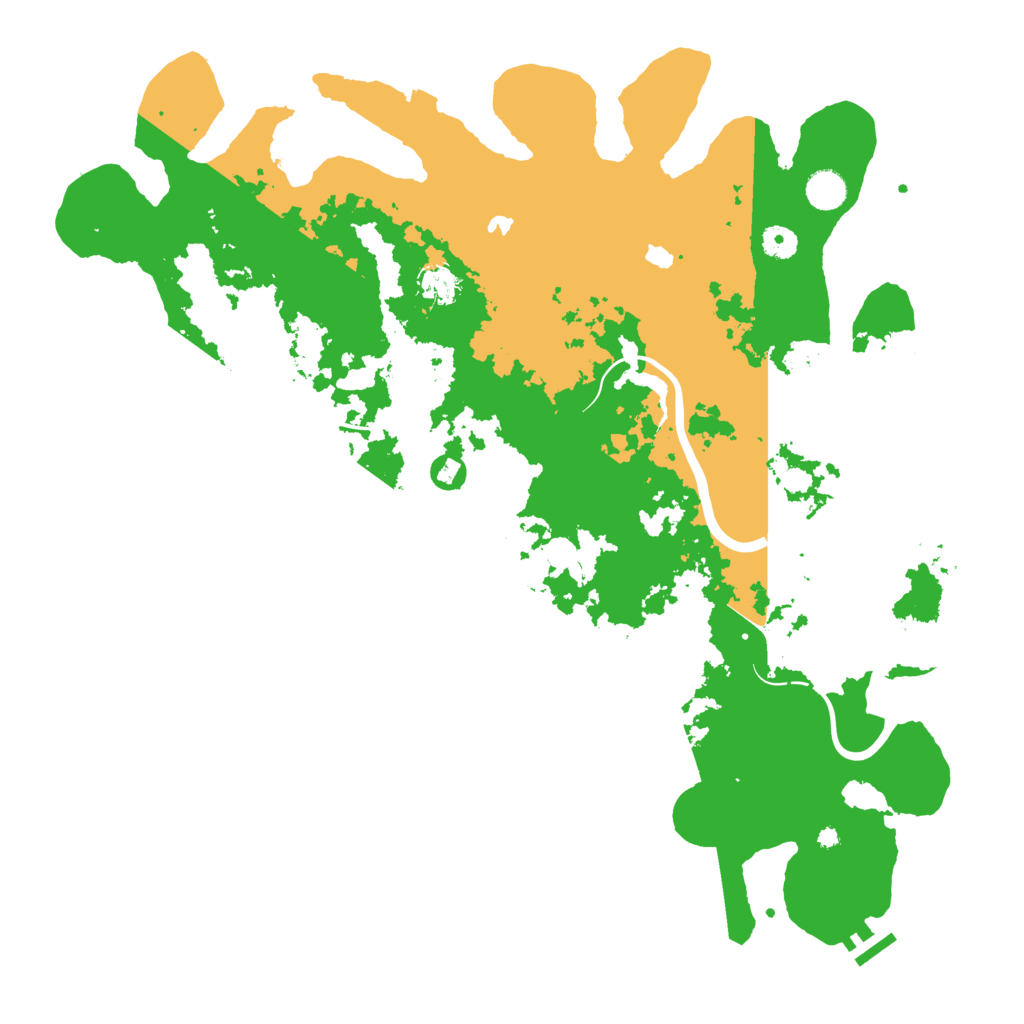 Biome Rust Map: Procedural Map, Size: 4500, Seed: 1849881495