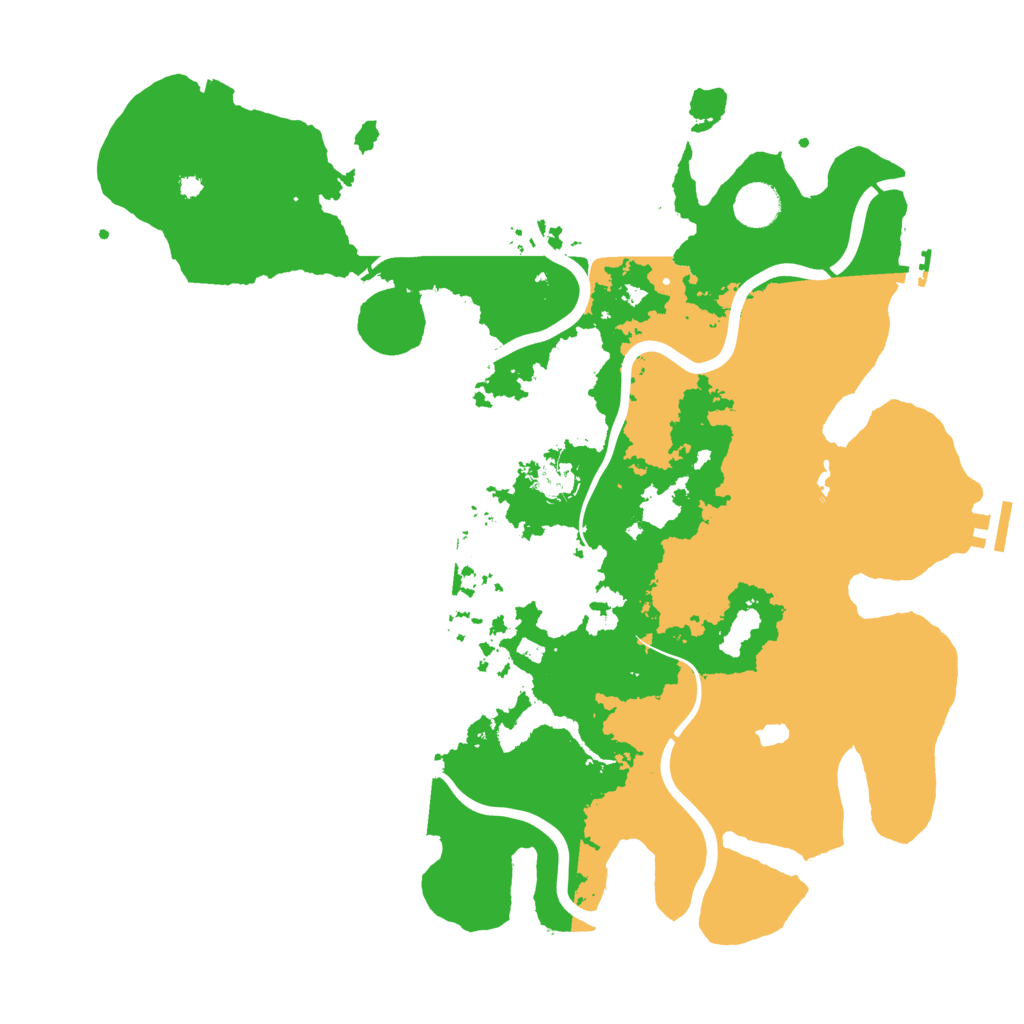 Biome Rust Map: Procedural Map, Size: 4096, Seed: 21415971