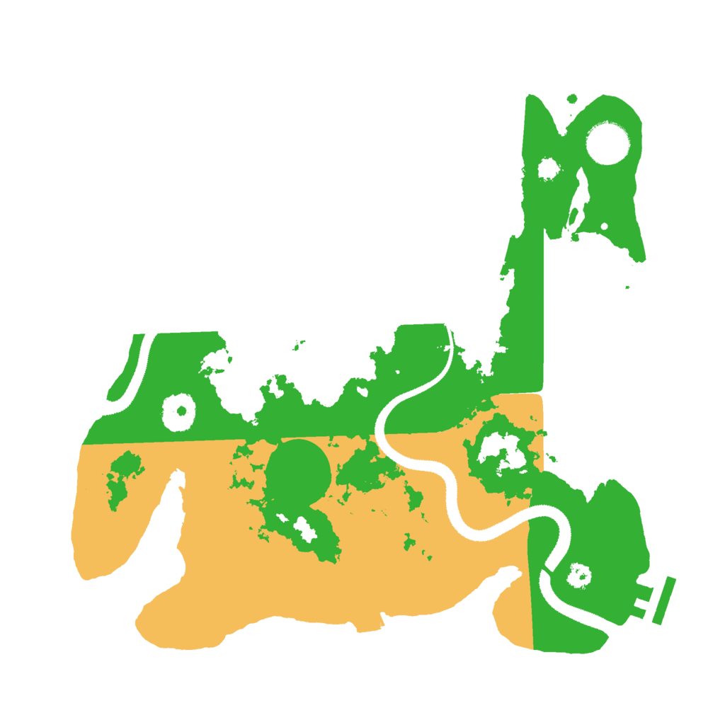 Biome Rust Map: Procedural Map, Size: 3000, Seed: 1848829809