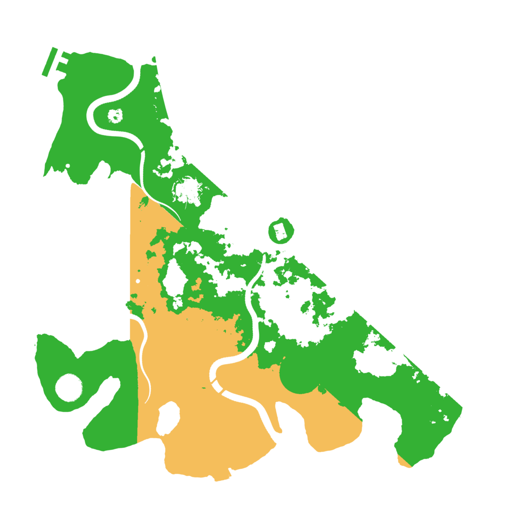 Biome Rust Map: Procedural Map, Size: 3500, Seed: 1240113681
