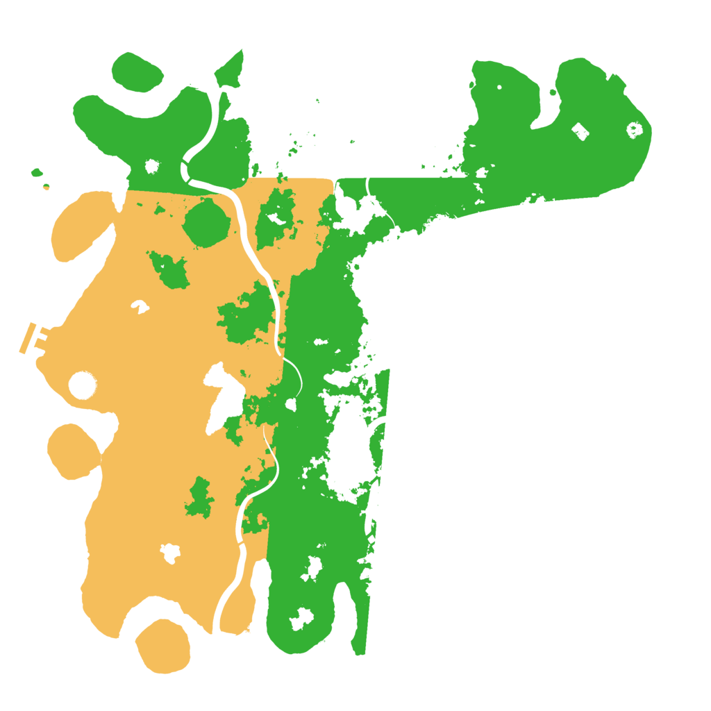 Biome Rust Map: Procedural Map, Size: 4500, Seed: 84535507