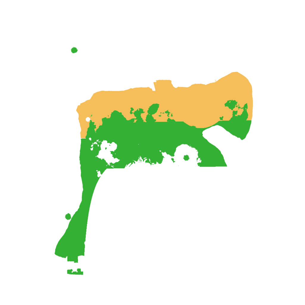 Biome Rust Map: Procedural Map, Size: 2000, Seed: 263652883