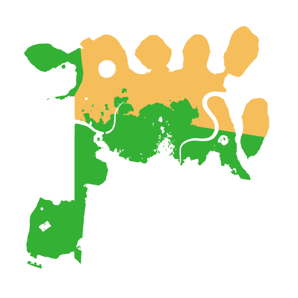 Biome Rust Map: Procedural Map, Size: 3000, Seed: 17338