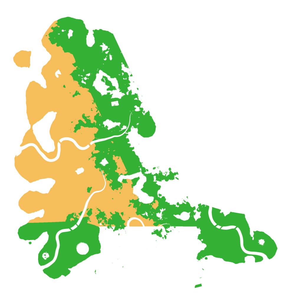 Biome Rust Map: Procedural Map, Size: 4500, Seed: 807849464
