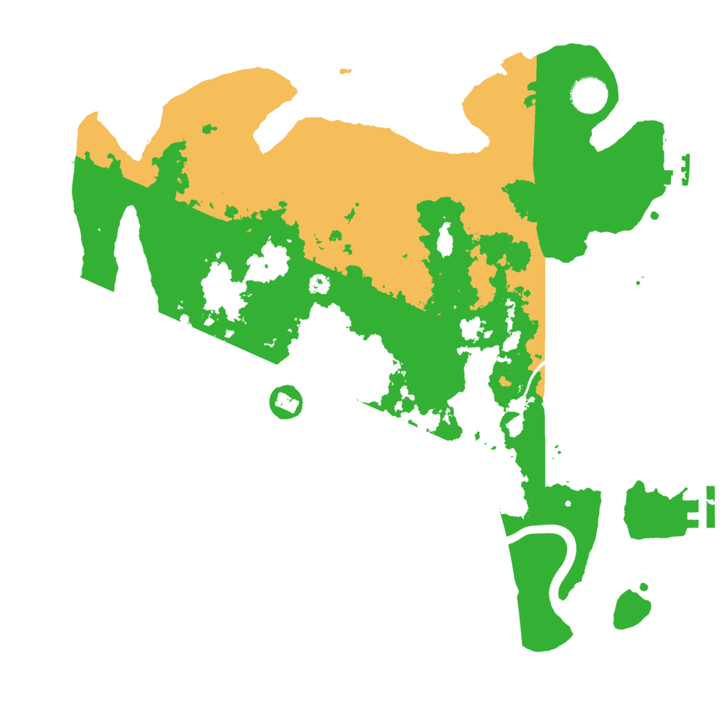 Biome Rust Map: Procedural Map, Size: 3500, Seed: 4185194