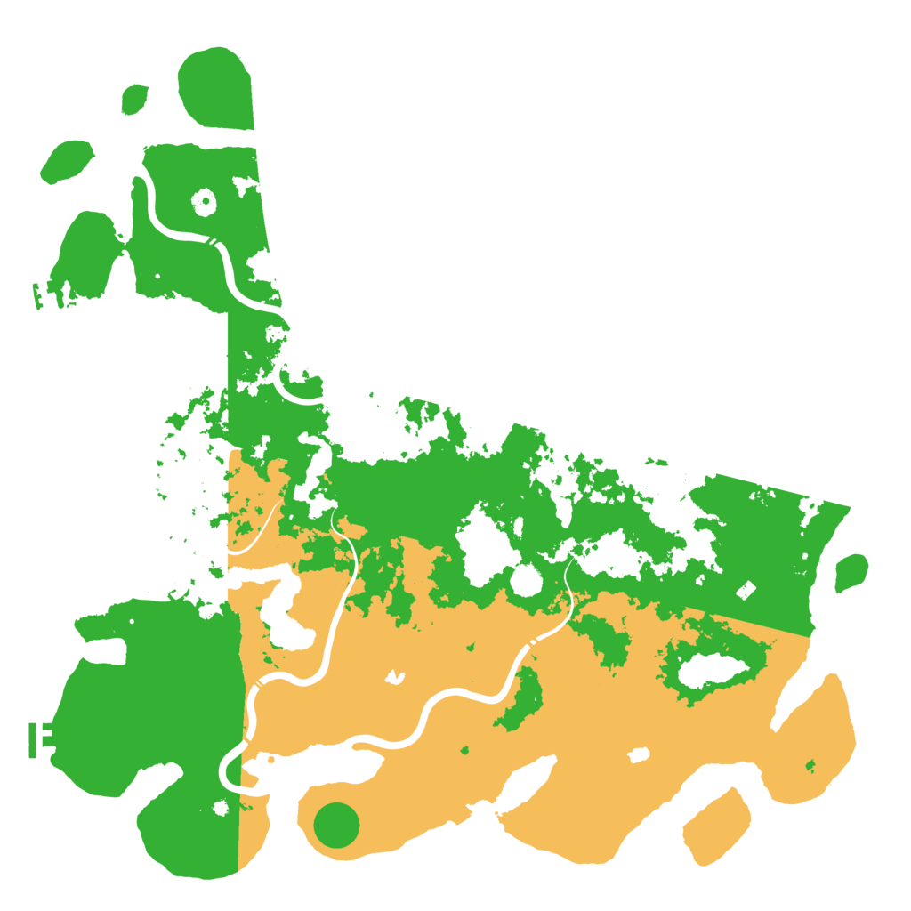 Biome Rust Map: Procedural Map, Size: 5250, Seed: 3939