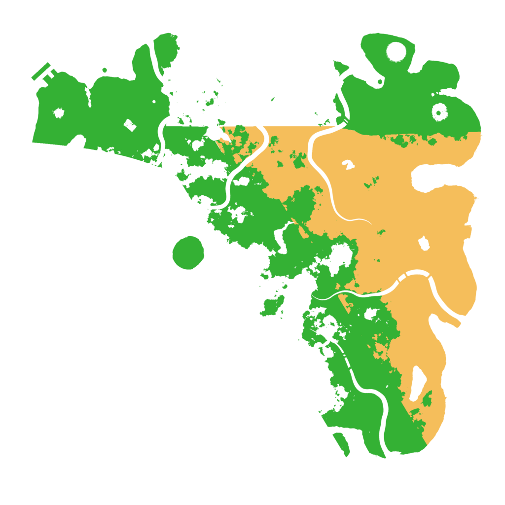 Biome Rust Map: Procedural Map, Size: 4500, Seed: 977168
