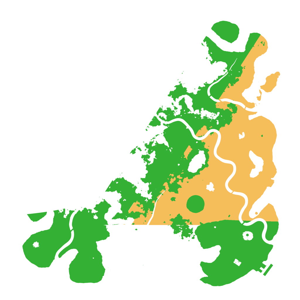 Biome Rust Map: Procedural Map, Size: 4500, Seed: 32345