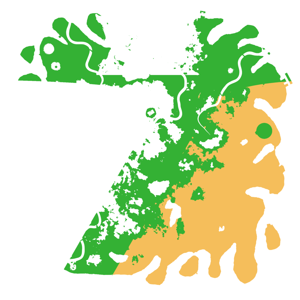 Biome Rust Map: Procedural Map, Size: 5000, Seed: 67381
