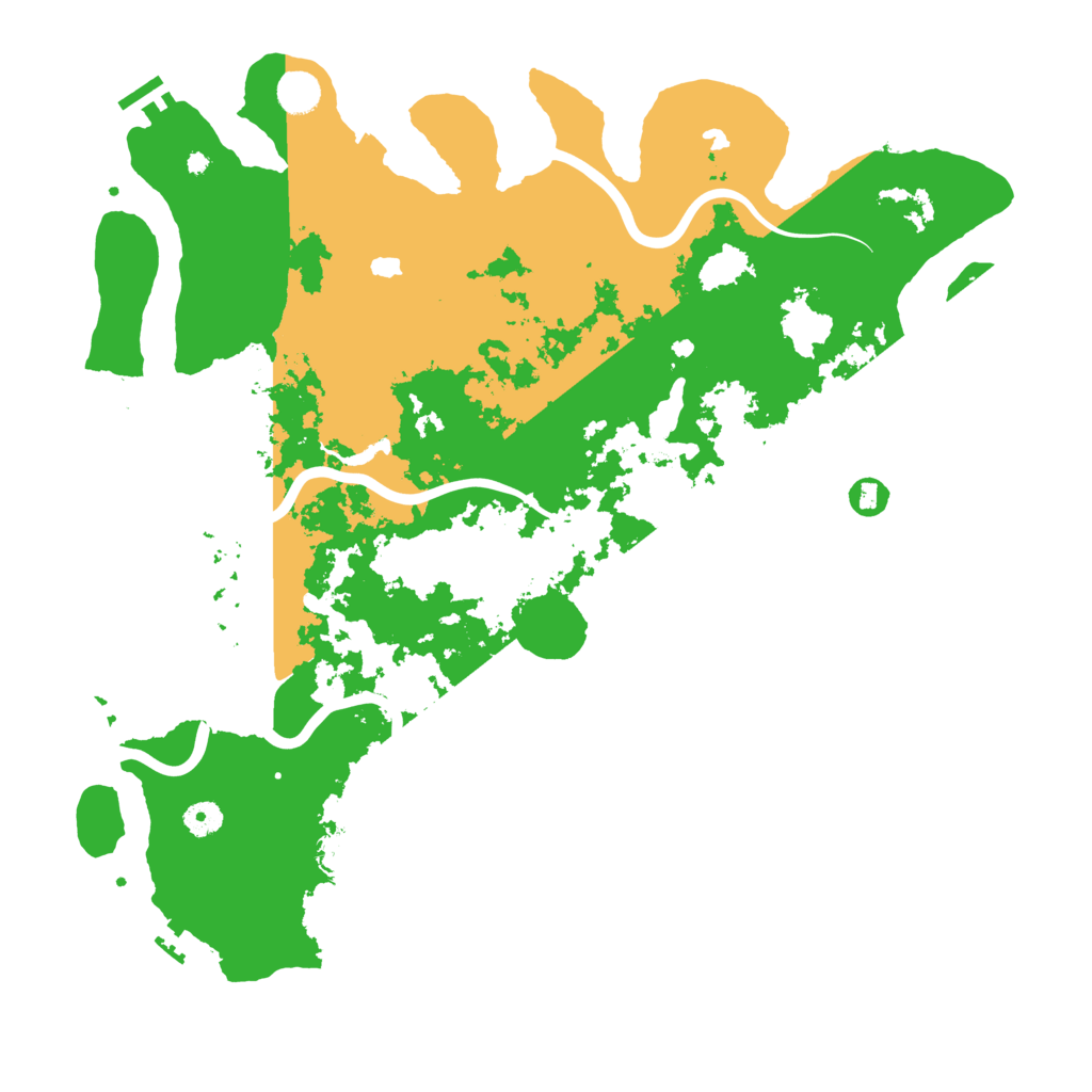 Biome Rust Map: Procedural Map, Size: 4500, Seed: 1239249298