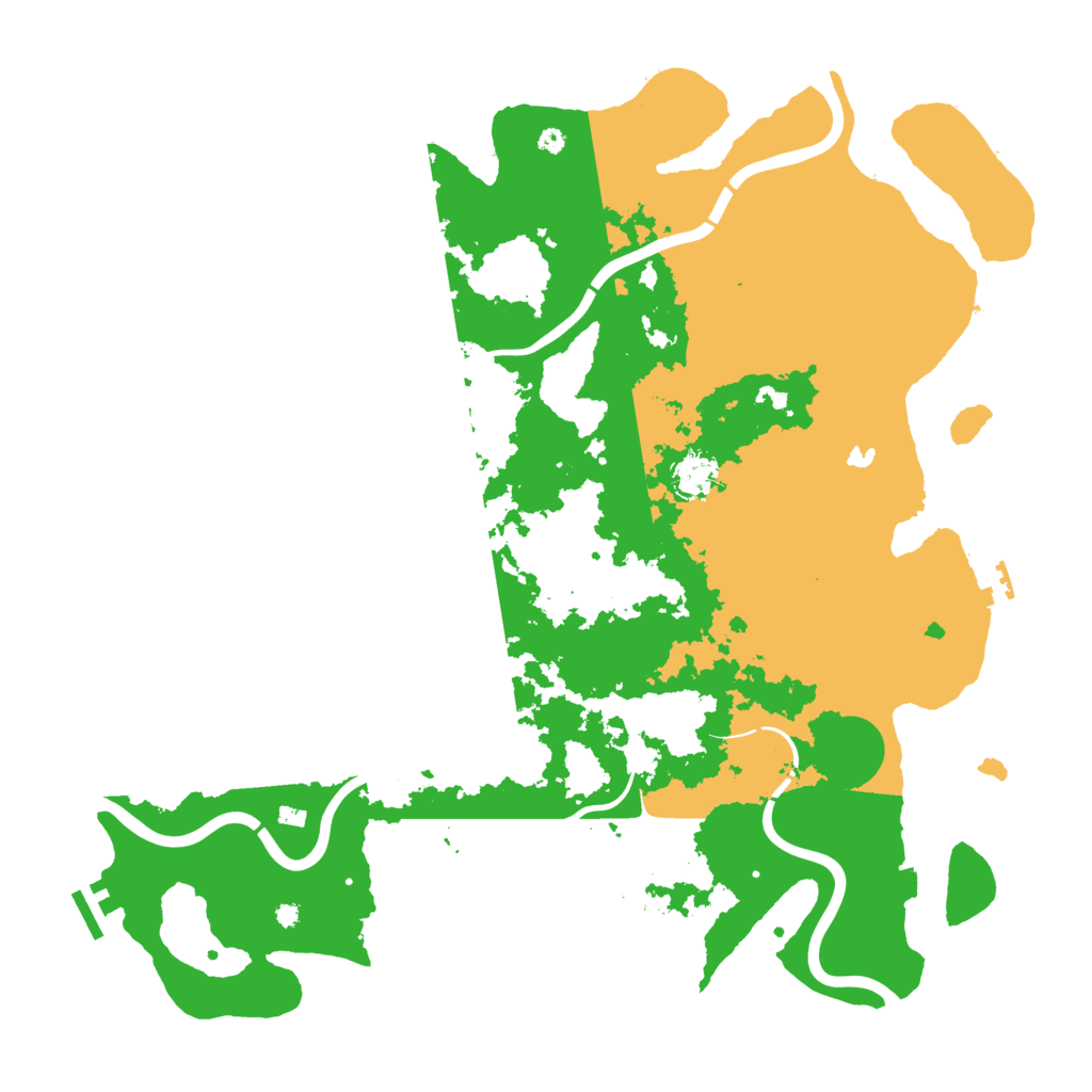 Biome Rust Map: Procedural Map, Size: 4250, Seed: 855394152