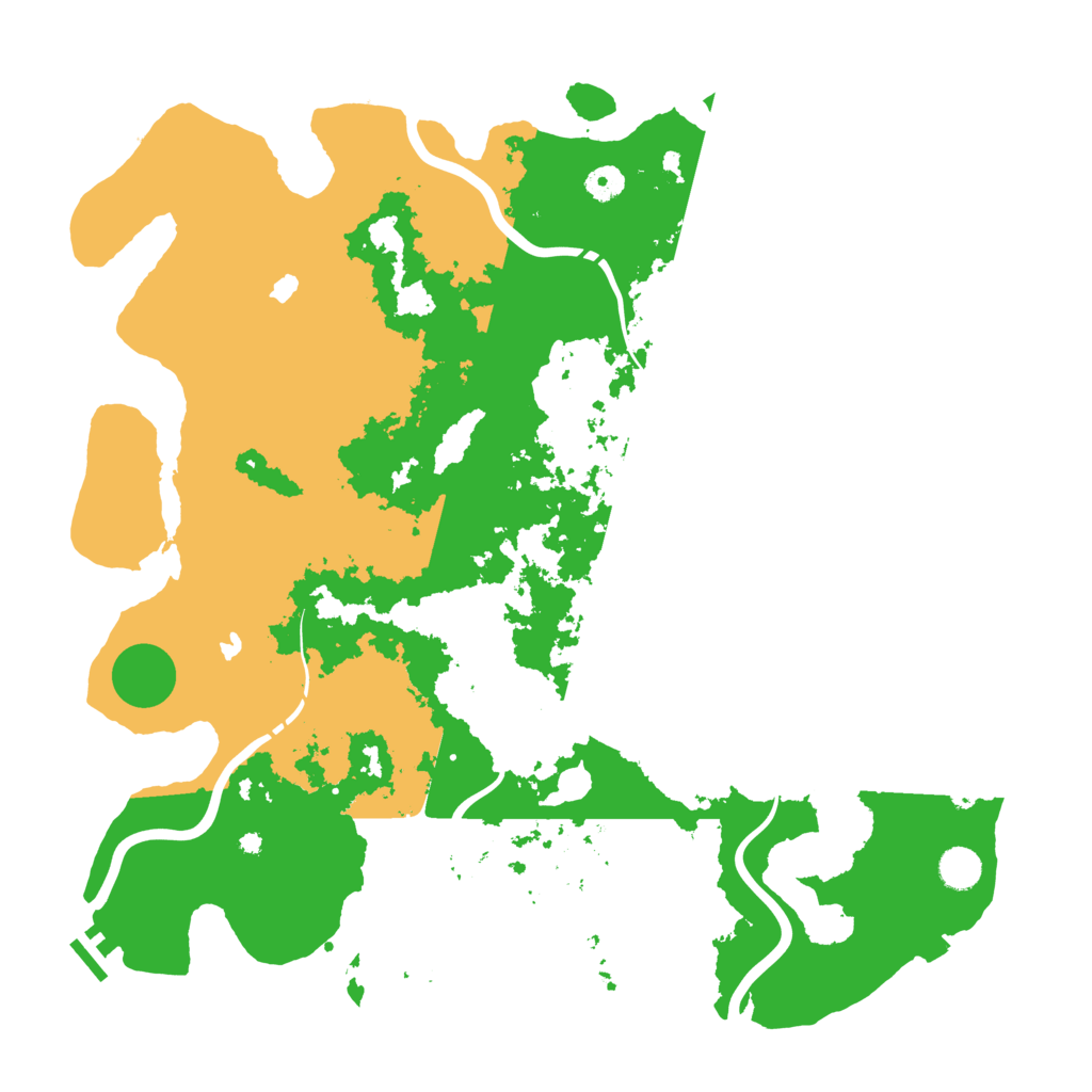 Biome Rust Map: Procedural Map, Size: 4500, Seed: 416423632
