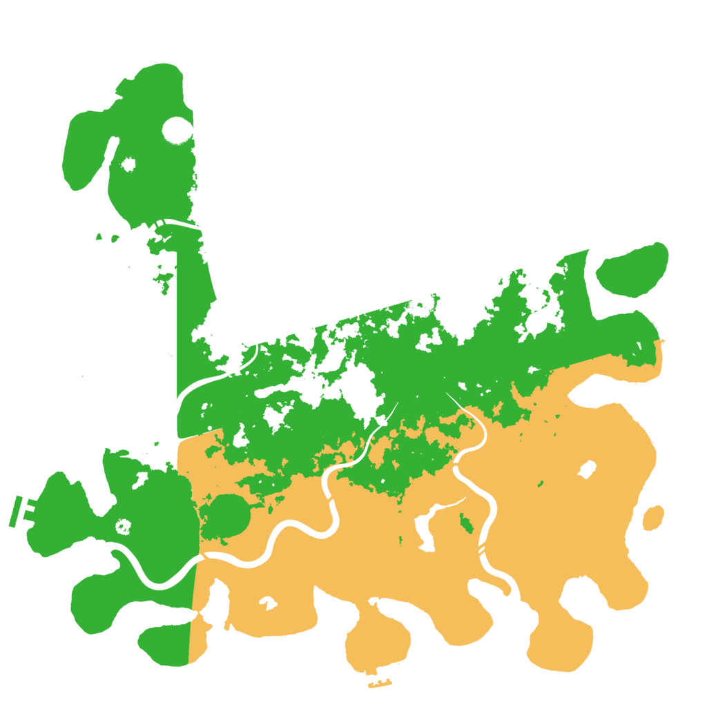 Biome Rust Map: Procedural Map, Size: 4500, Seed: 57845632
