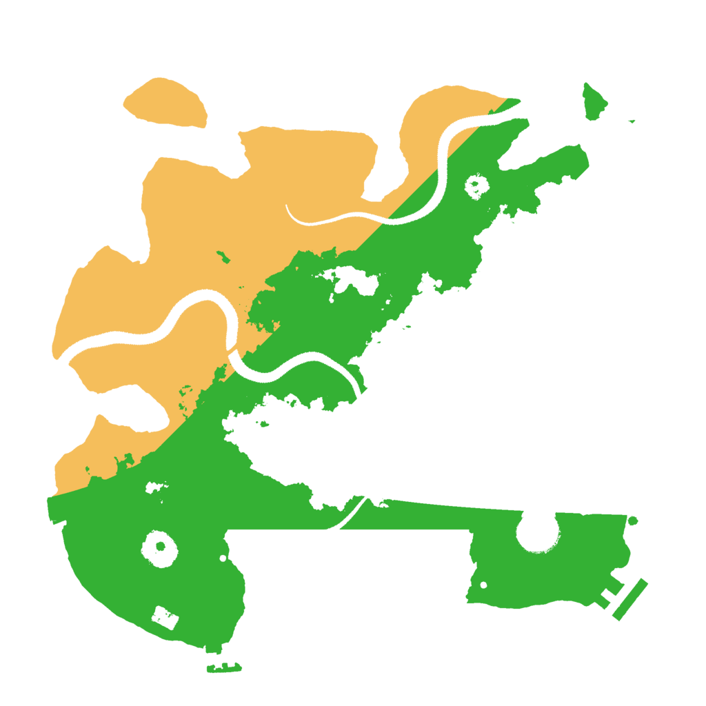 Biome Rust Map: Procedural Map, Size: 3000, Seed: 246751007
