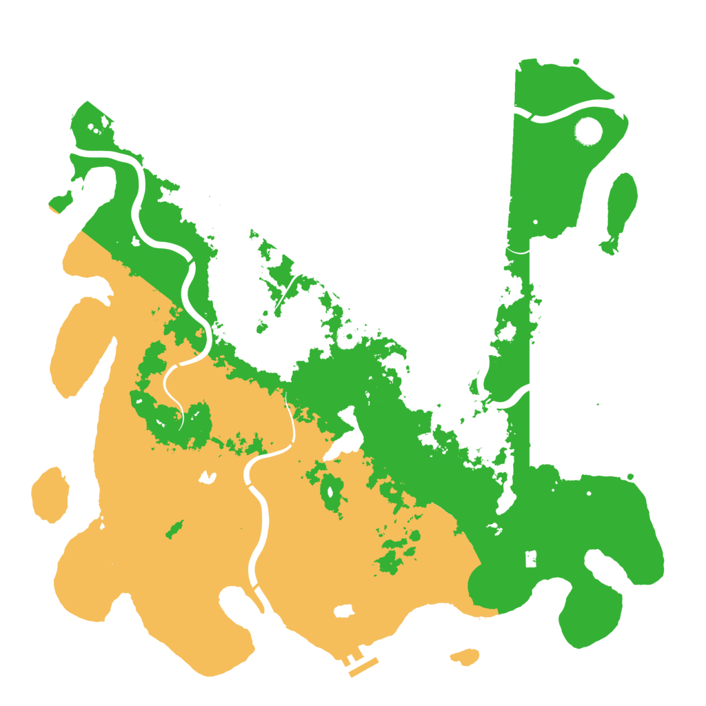 Biome Rust Map: Procedural Map, Size: 4500, Seed: 913876321