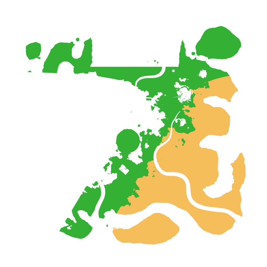 Biome Rust Map: Procedural Map, Size: 3000, Seed: 335940734