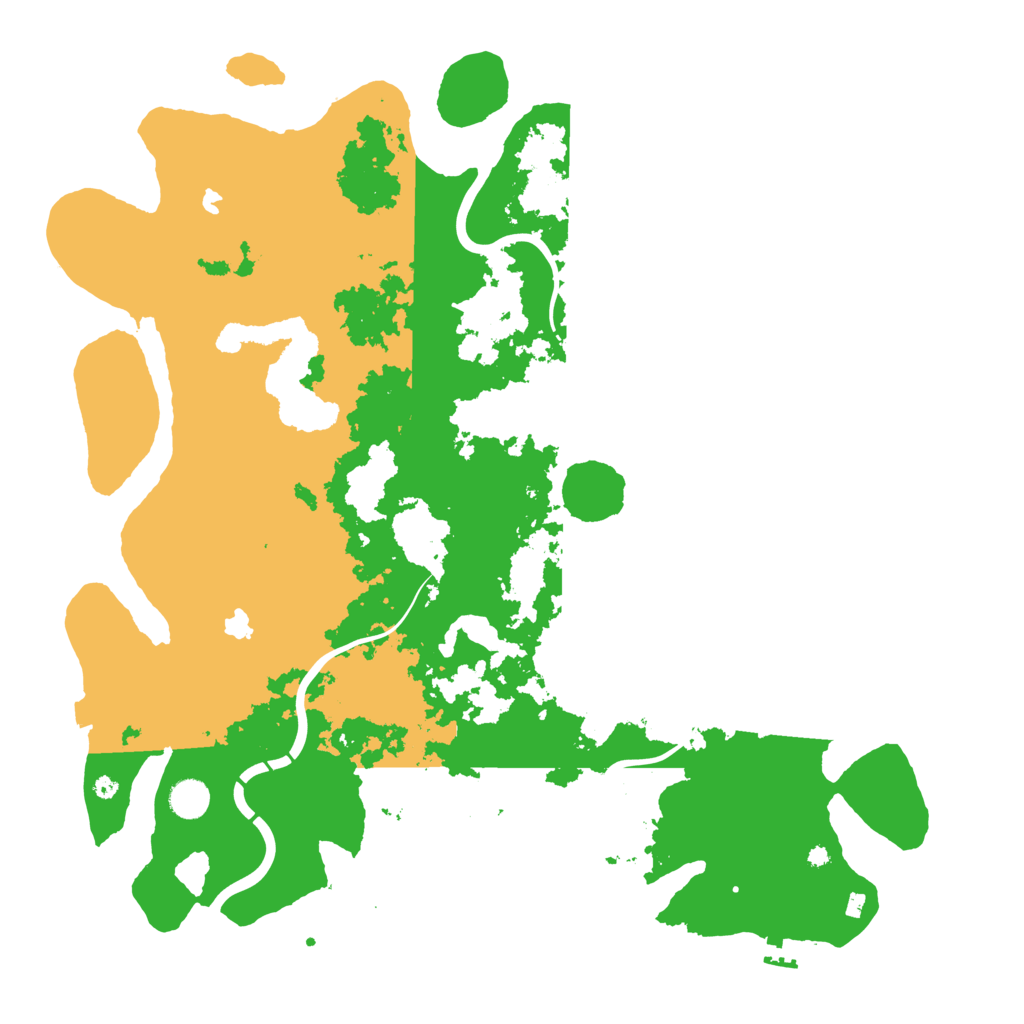 Biome Rust Map: Procedural Map, Size: 4500, Seed: 1239550401