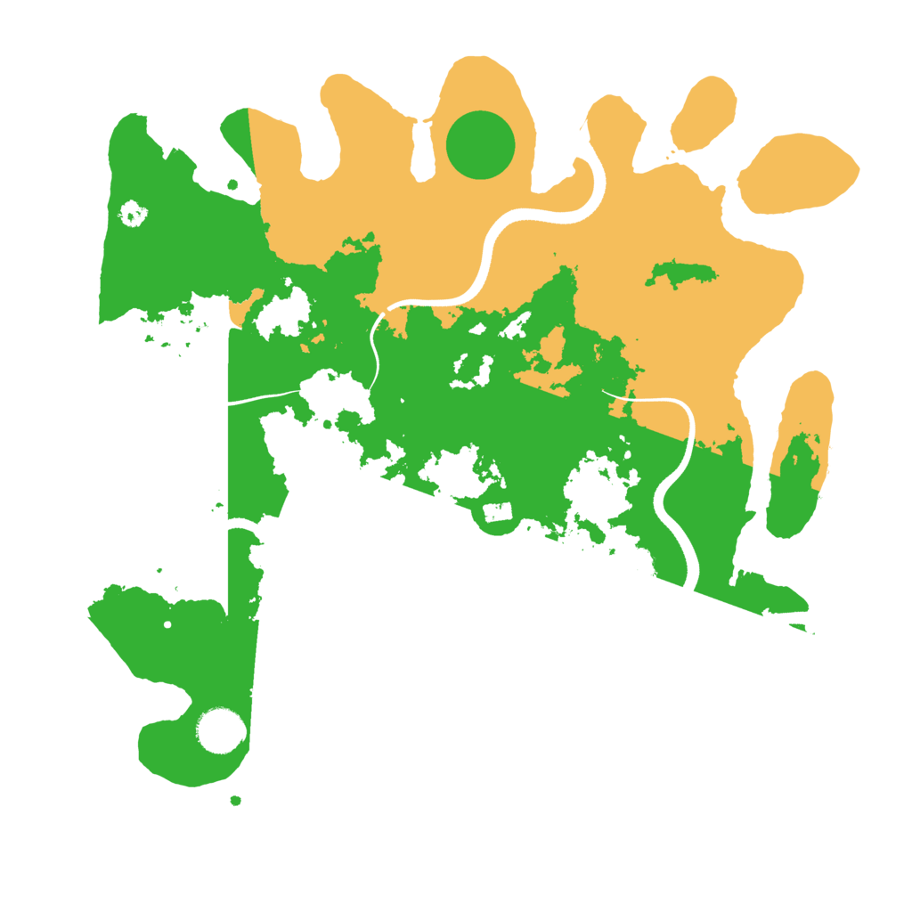 Biome Rust Map: Procedural Map, Size: 3500, Seed: 8572185