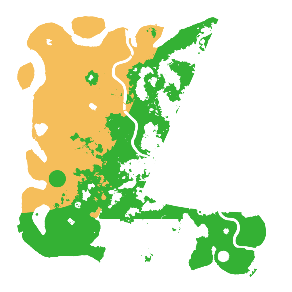 Biome Rust Map: Procedural Map, Size: 4500, Seed: 728756389