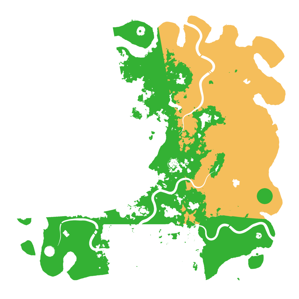 Biome Rust Map: Procedural Map, Size: 5000, Seed: 836841604