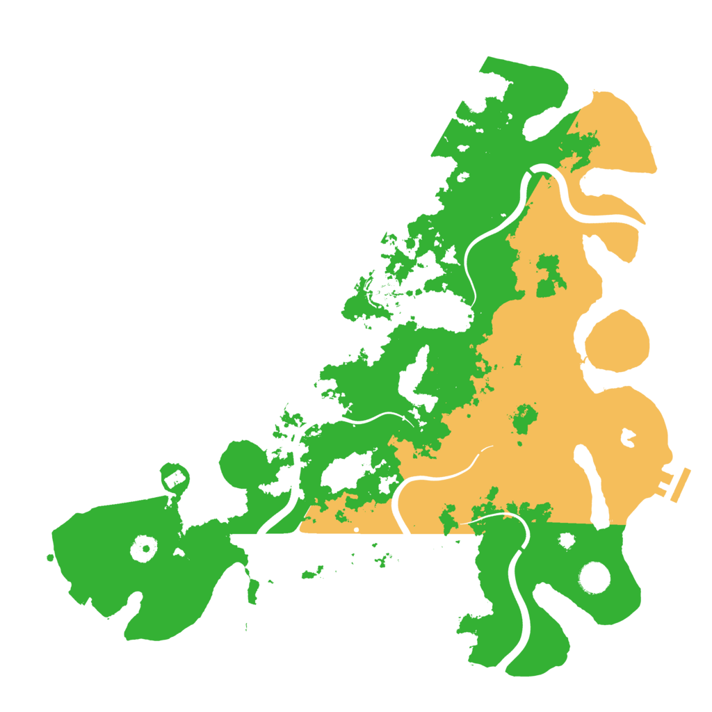 Biome Rust Map: Procedural Map, Size: 4000, Seed: 1704200778