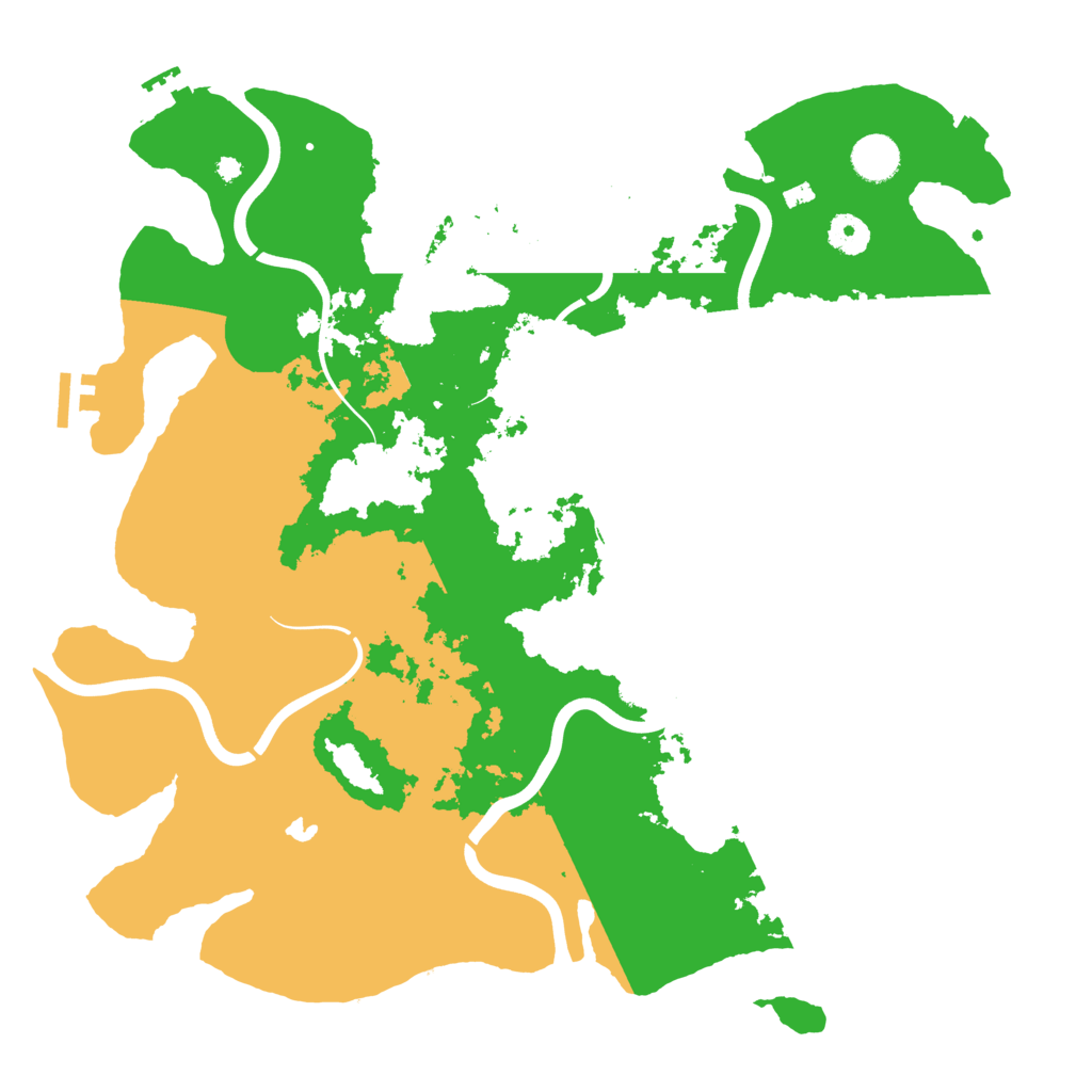 Biome Rust Map: Procedural Map, Size: 4021, Seed: 1376110080