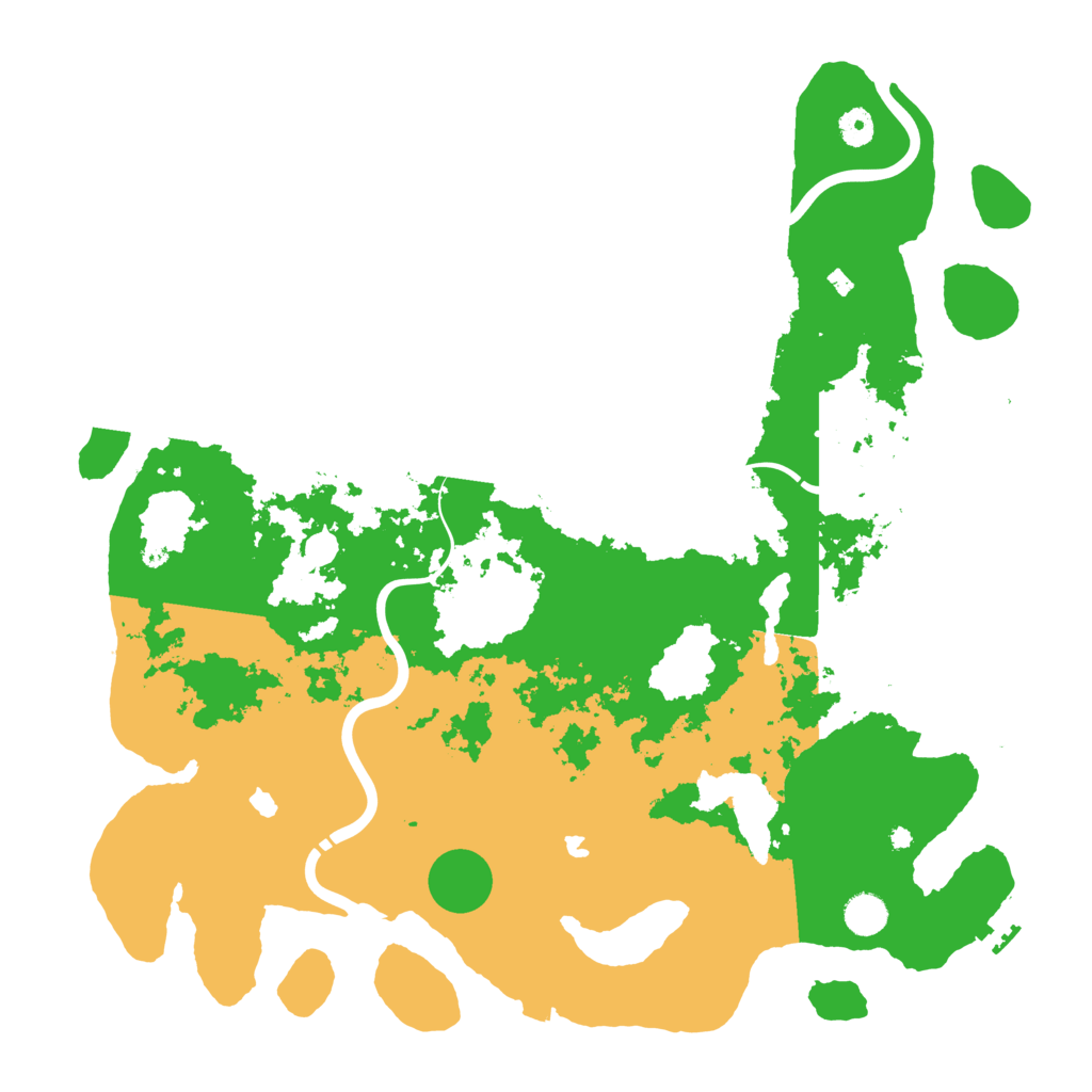 Biome Rust Map: Procedural Map, Size: 4500, Seed: 667915677
