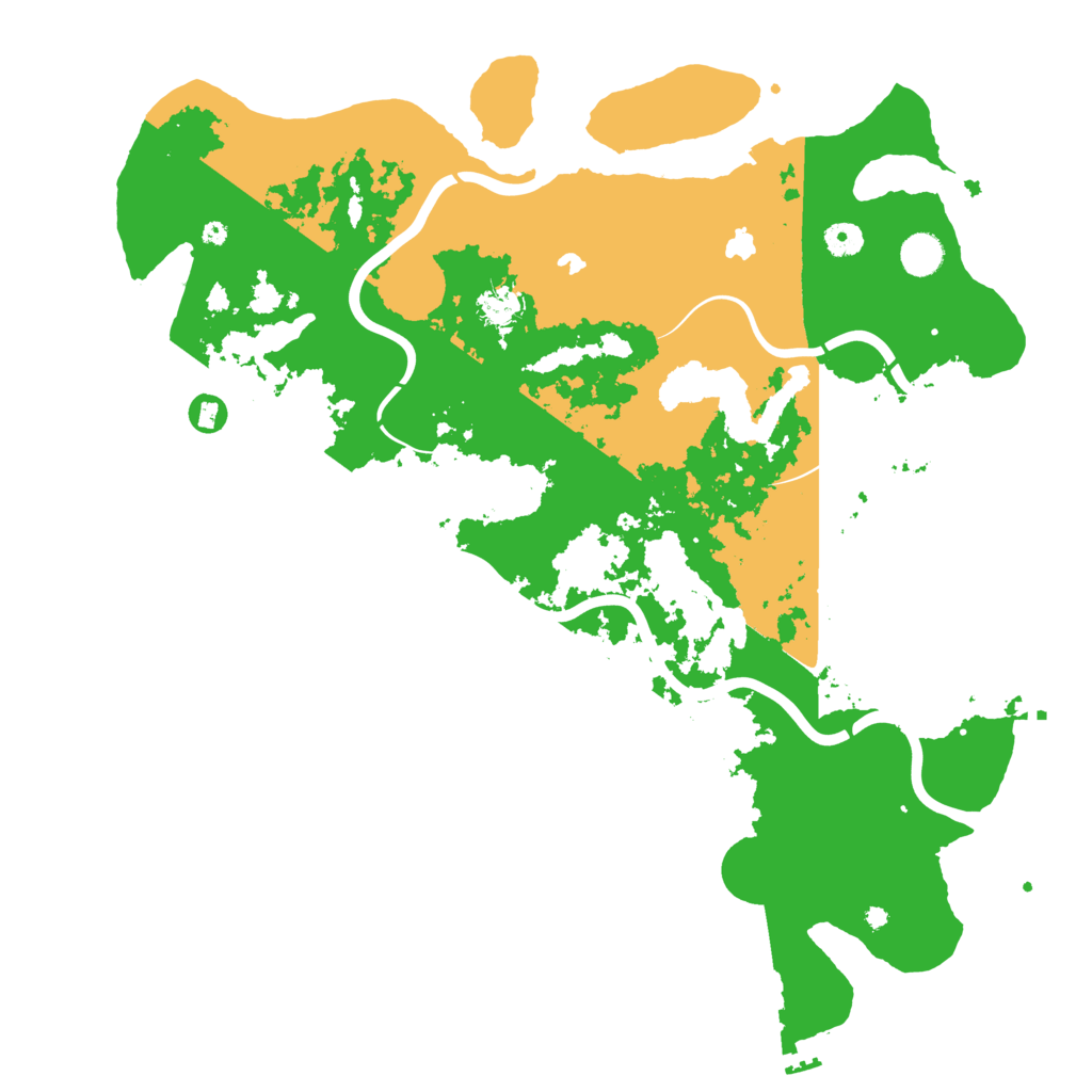 Biome Rust Map: Procedural Map, Size: 4500, Seed: 1027819927