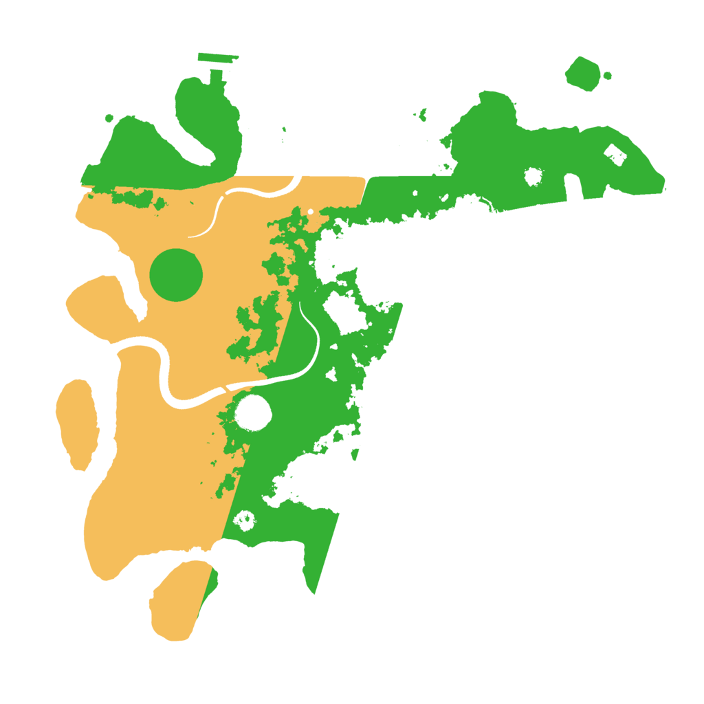 Biome Rust Map: Procedural Map, Size: 3500, Seed: 1152858392