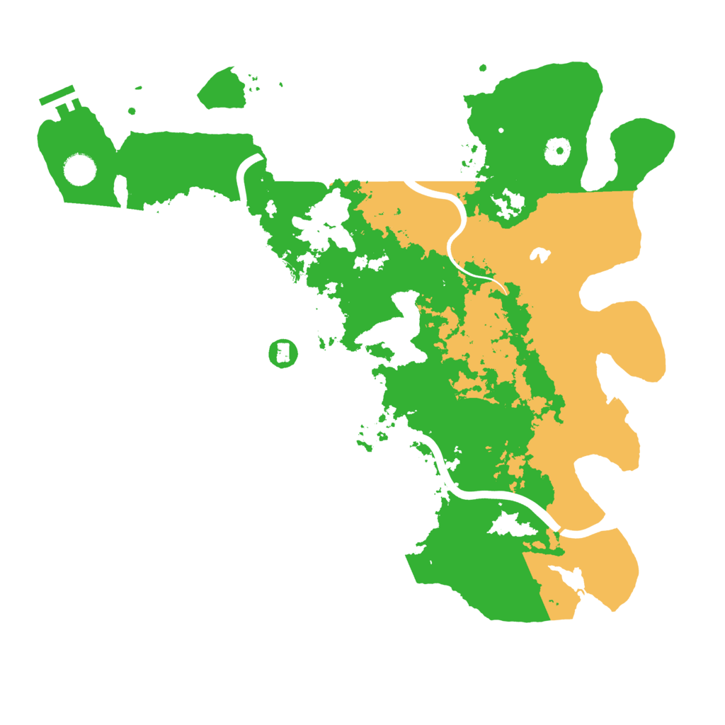 Biome Rust Map: Procedural Map, Size: 4000, Seed: 25110620