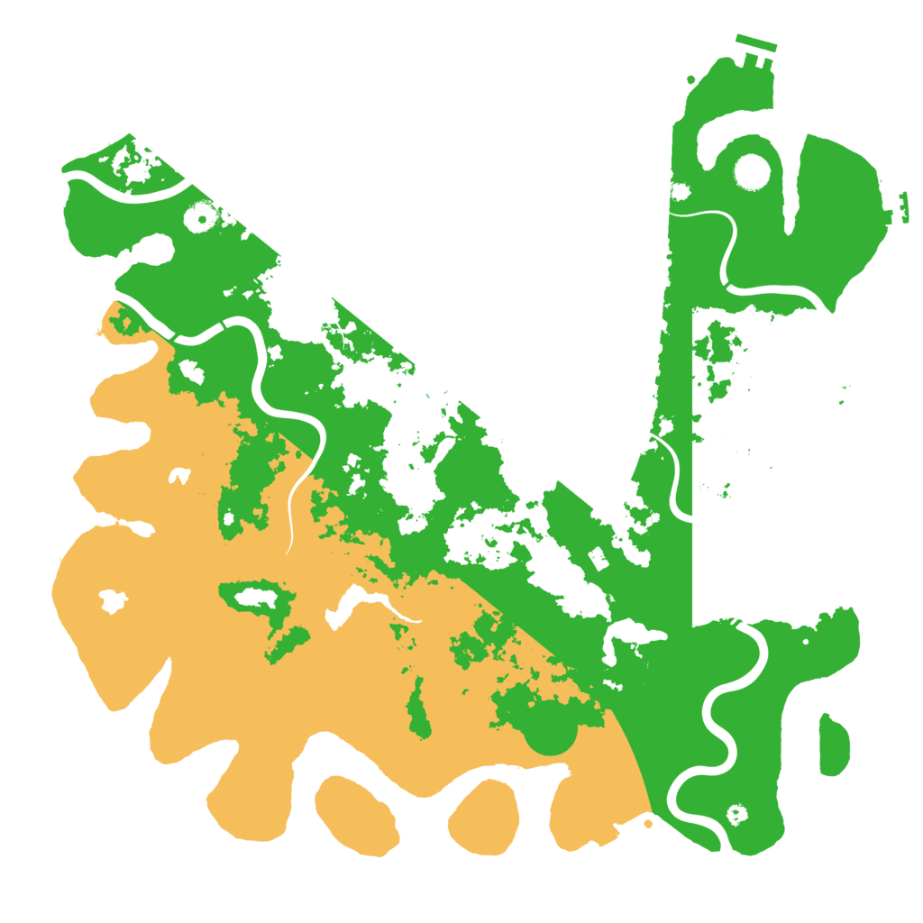 Biome Rust Map: Procedural Map, Size: 4500, Seed: 1007038152