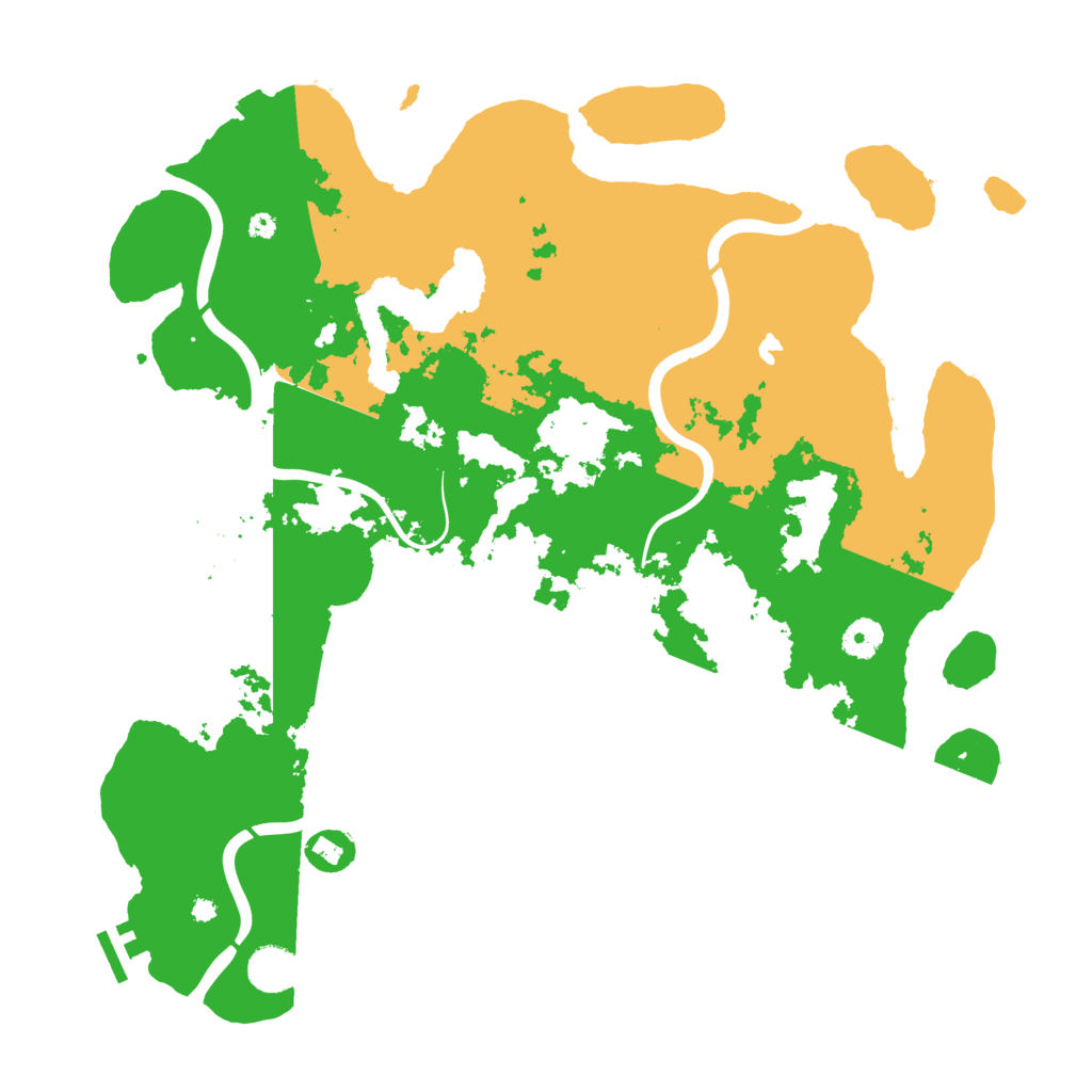 Biome Rust Map: Procedural Map, Size: 4100, Seed: 43333