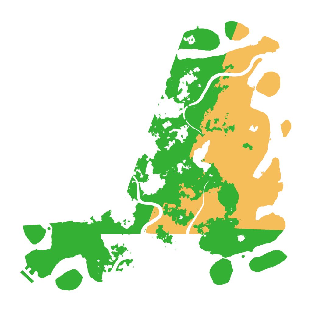 Biome Rust Map: Procedural Map, Size: 4000, Seed: 857157289
