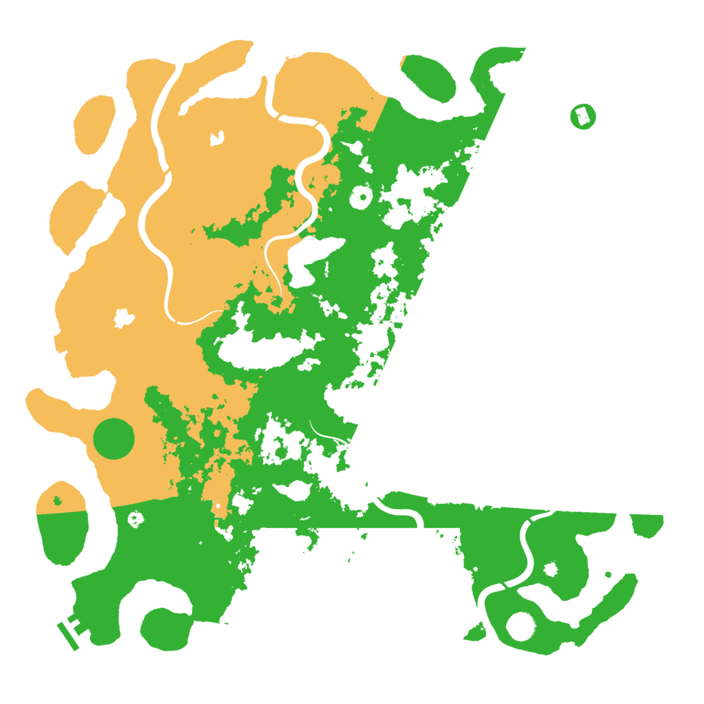 Biome Rust Map: Procedural Map, Size: 4500, Seed: 183767891