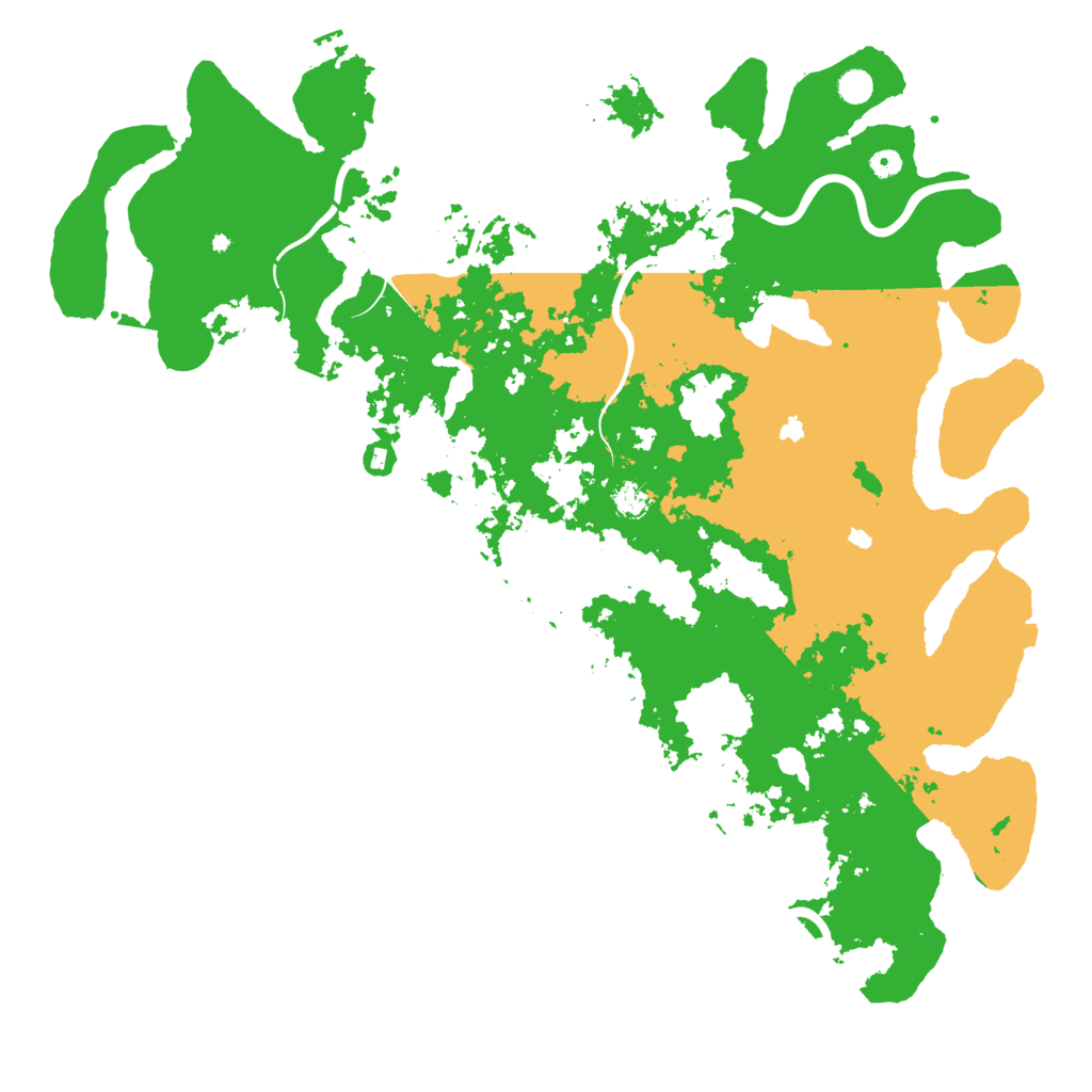 Biome Rust Map: Procedural Map, Size: 5500, Seed: 1245507