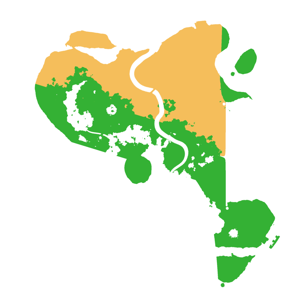 Biome Rust Map: Procedural Map, Size: 3000, Seed: 18518