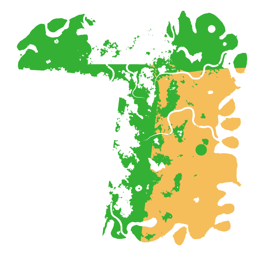 Biome Rust Map: Procedural Map, Size: 6000, Seed: 2076048354
