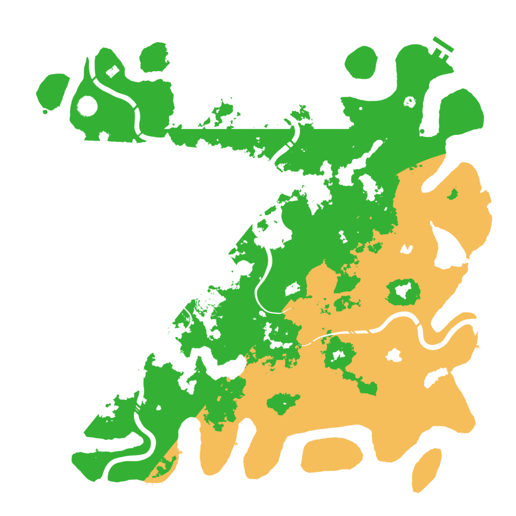 Biome Rust Map: Procedural Map, Size: 4500, Seed: 823453269