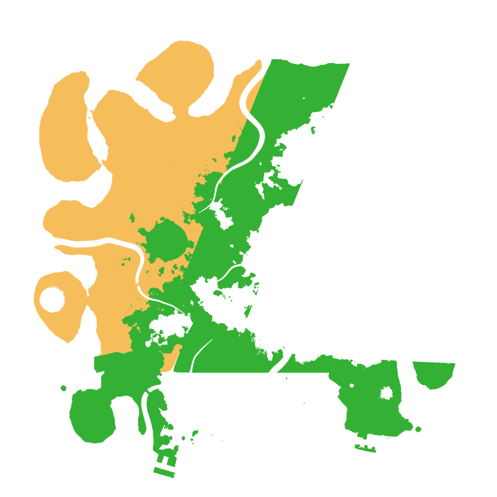 Biome Rust Map: Procedural Map, Size: 3500, Seed: 1893979412