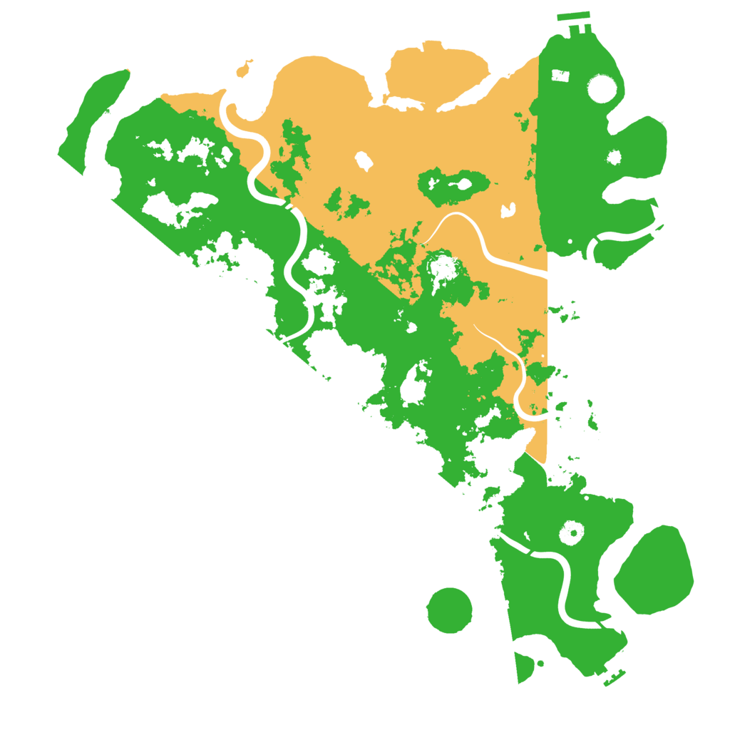 Biome Rust Map: Procedural Map, Size: 4500, Seed: 980390024