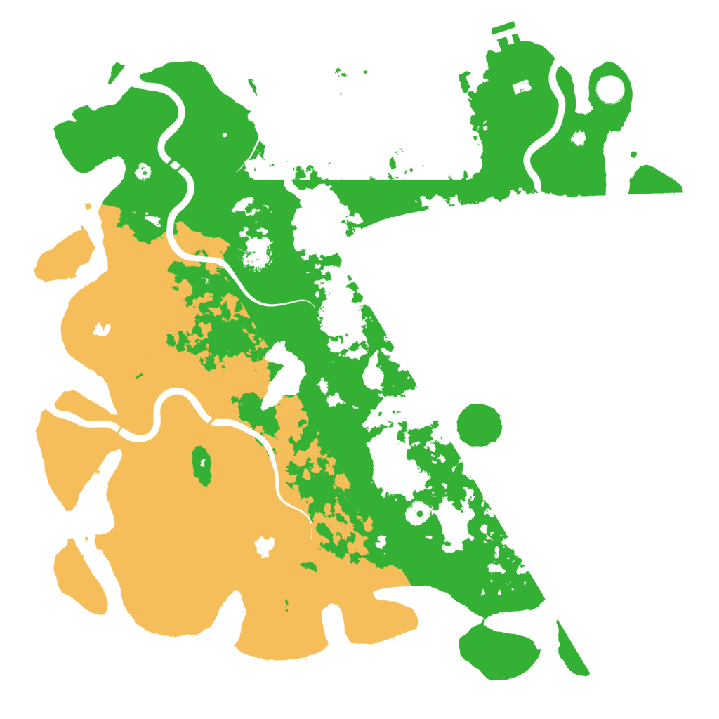 Biome Rust Map: Procedural Map, Size: 4500, Seed: 931840737
