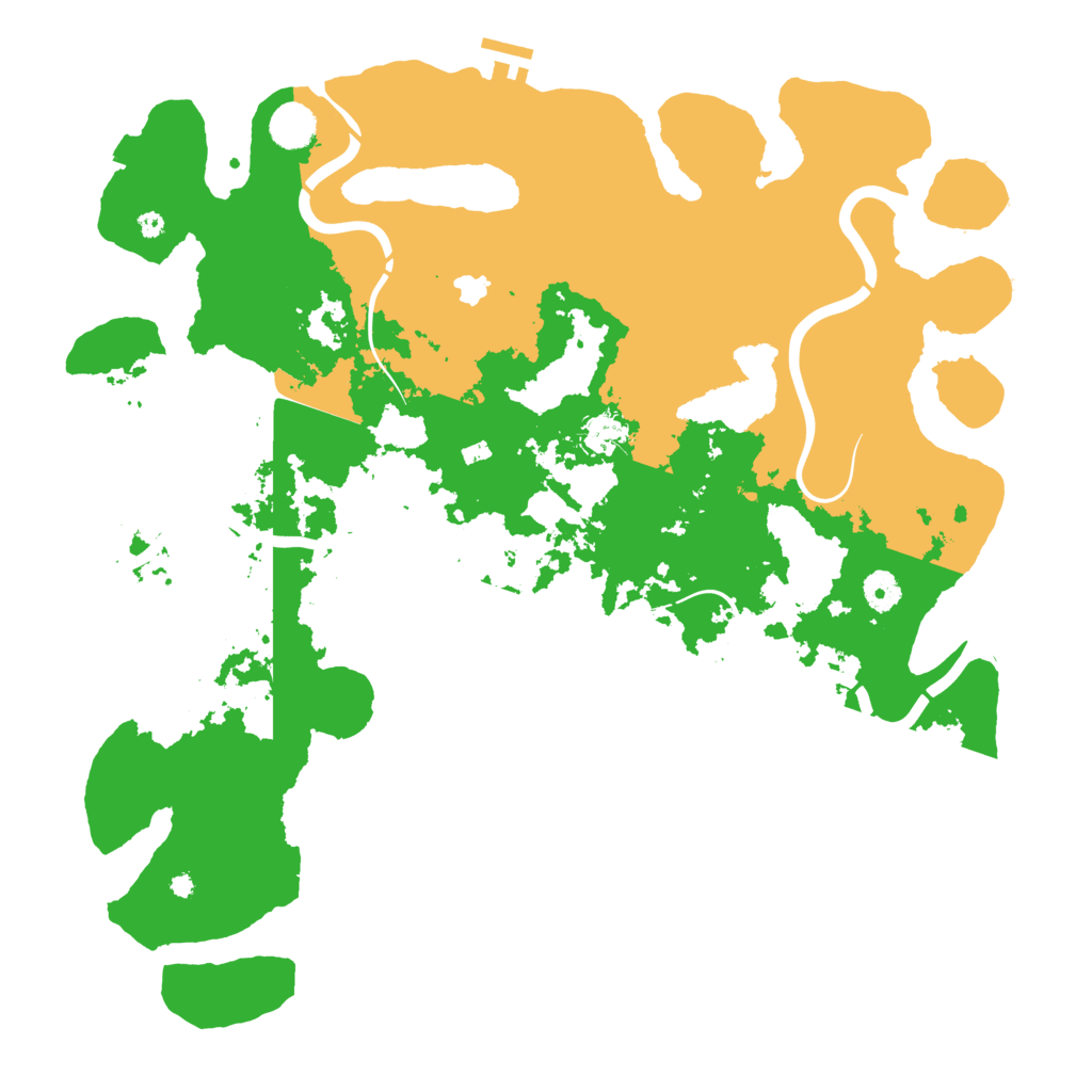 Biome Rust Map: Procedural Map, Size: 4250, Seed: 1888673856