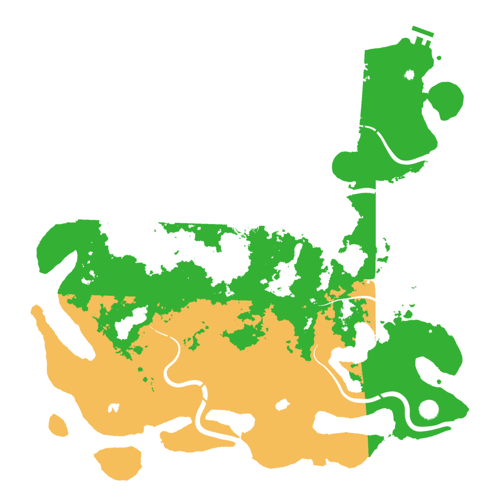 Biome Rust Map: Procedural Map, Size: 4500, Seed: 1576478783